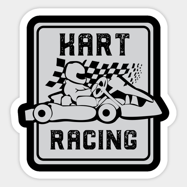 Kart Racing Champion Sticker by c1337s